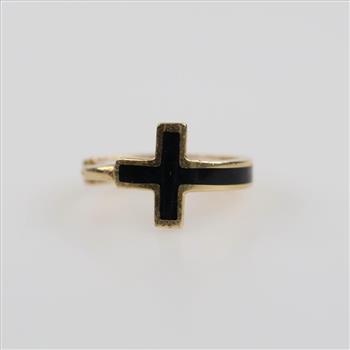 14kt Gold Single Hoop Earring