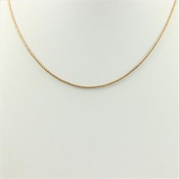 14kt Gold Snake Chain Necklace