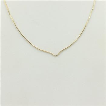 14kt Gold Snake Necklace