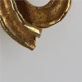 14kt Gold Snake Piece