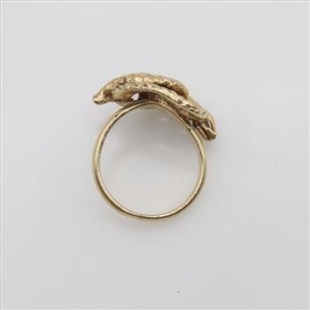 14kt Gold Snake Ring