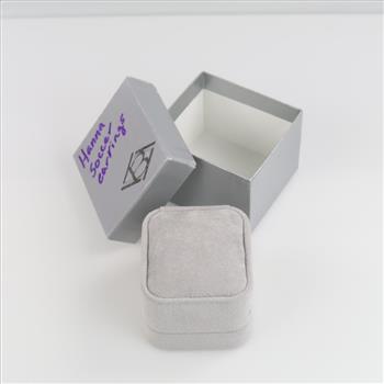 14kt Gold Soccer Earrings