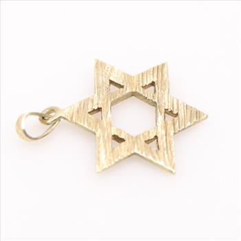 14kt Gold Star Of David Pendant
