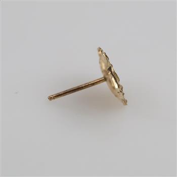 14kt Gold Stud Earring