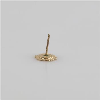 14kt Gold Stud Earring