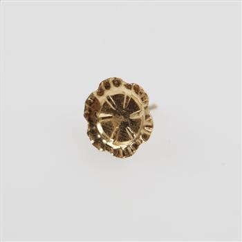 14kt Gold Stud Earring