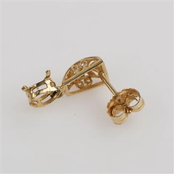 14kt Gold Stud Earring