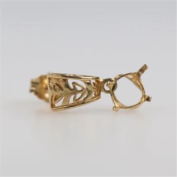 14kt Gold Stud Earring