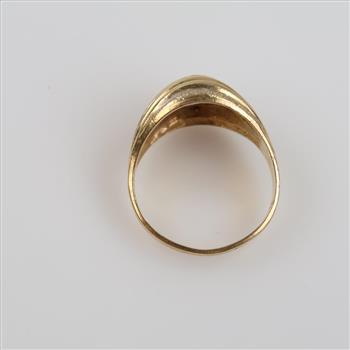 14kt Gold Textured Ring