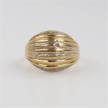 14kt Gold Textured Ring