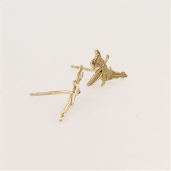 14kt Gold Tinkerbell Earrings