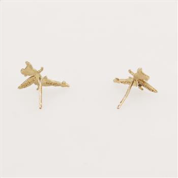 14kt Gold Tinkerbell Earrings