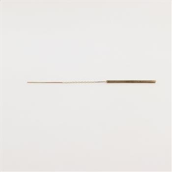 14kt Gold Tread Earring