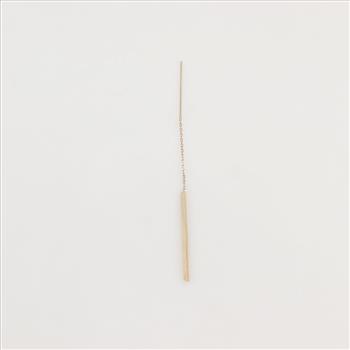 14kt Gold Tread Earring