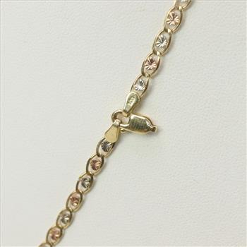 14kt Gold Tri Colored Gold Necklace