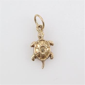 14Kt Gold Turtle Charm