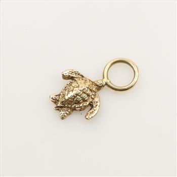 14kt Gold Turtle Pendant