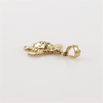 14kt Gold Turtle Pendant