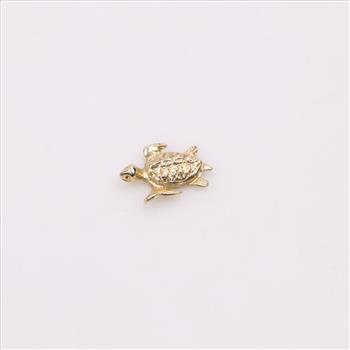 14kt Gold Turtle Pendant