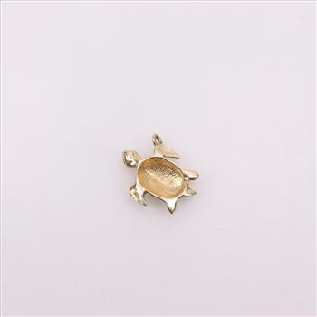 14kt Gold Turtle Pendant