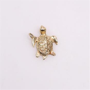 14kt Gold Turtle Pendant