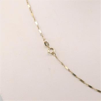 14kt Gold Twisted Chain Necklace