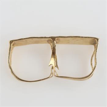 14kt Gold Two Finger Ring