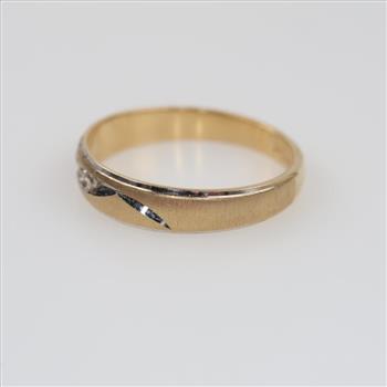 14kt Gold Two Tone Diamond Ring