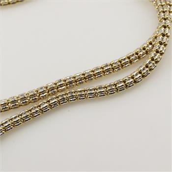 14kt Gold Two Tone Necklace