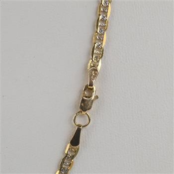 14kt Gold Two Tone Necklace