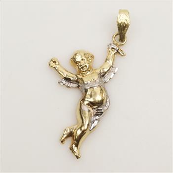 14kt Gold Two Tone Pendant