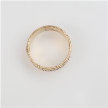14kt Gold Two-tone Celtic Knot Band