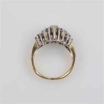 14kt Gold Two-tone Diamond Cocktail Ring