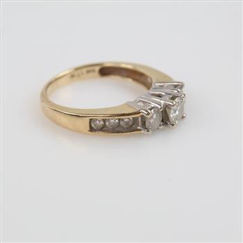 14kt Gold Two-tone Diamond Ring