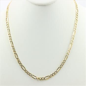 Two tone figaro chain Clearance