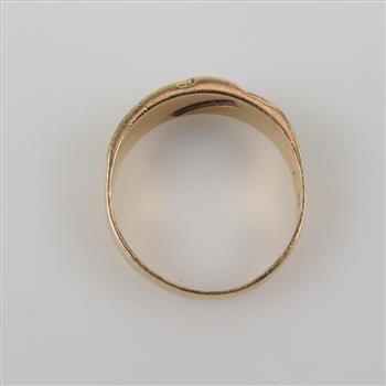 14Kt Gold Two-Toned Diamond Accent Ring