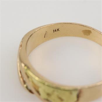 14Kt Gold Two-Toned Diamond Accent Ring