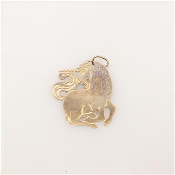 14Kt Gold Unicorn Pendant