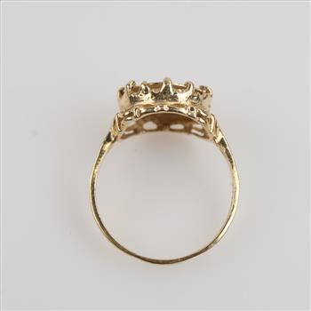 14kt Gold Virgo Astrology Ring