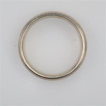 14kt Gold White Band