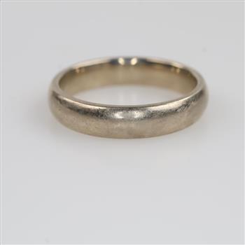 14kt Gold White Band