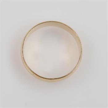 14kt Gold Wide Band