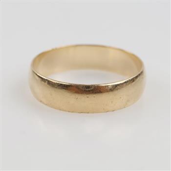 14kt Gold Wide Band