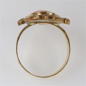 14kt GP Cameo Ring