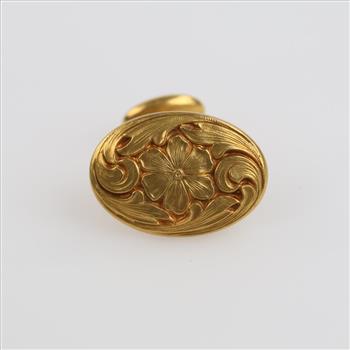 14kt GP Cuff Link