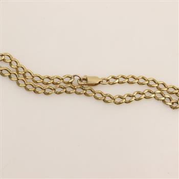 14kt GP Curb Link Bracelet