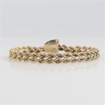 14kt GP Diamond Accent Belt Bracelet