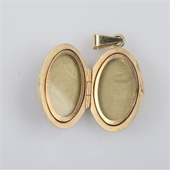 14kt GP Flower Pendant