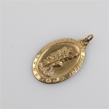 14kt GP Religious Pendant