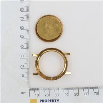 14kt GP Watch Case Pieces, 2 Pieces